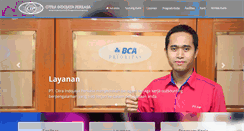 Desktop Screenshot of citraindojayaperkasa.com